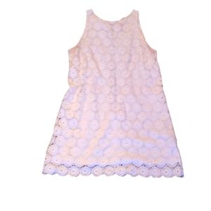New Ruby Rd eyelet white dress. Back zipper closure. Sleeveless. Size 14